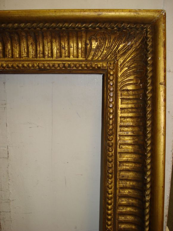 Bonhams : A French 19th Century gilded composition frame