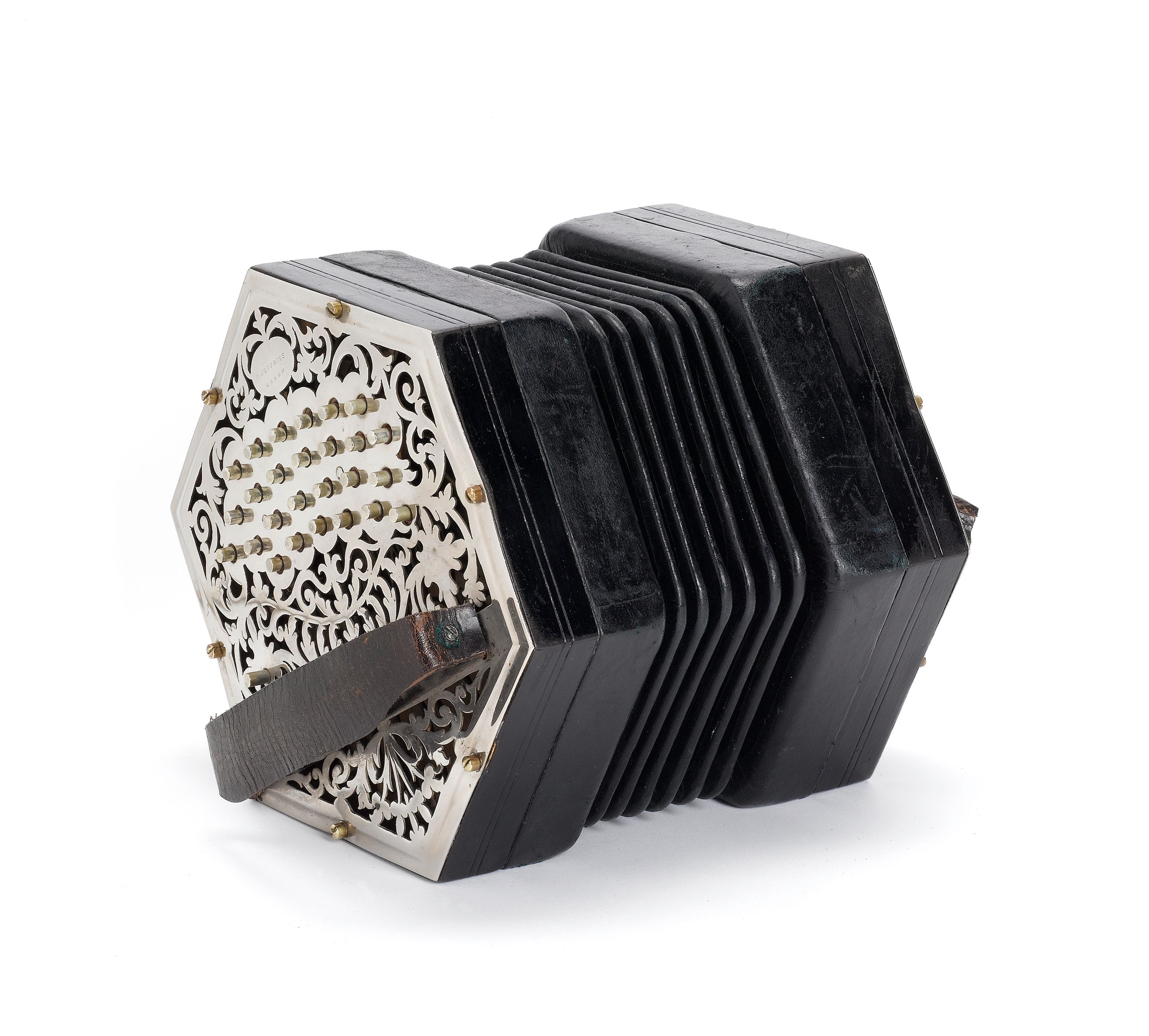 Bonhams A Charles Jeffries Duet Concertina (2)