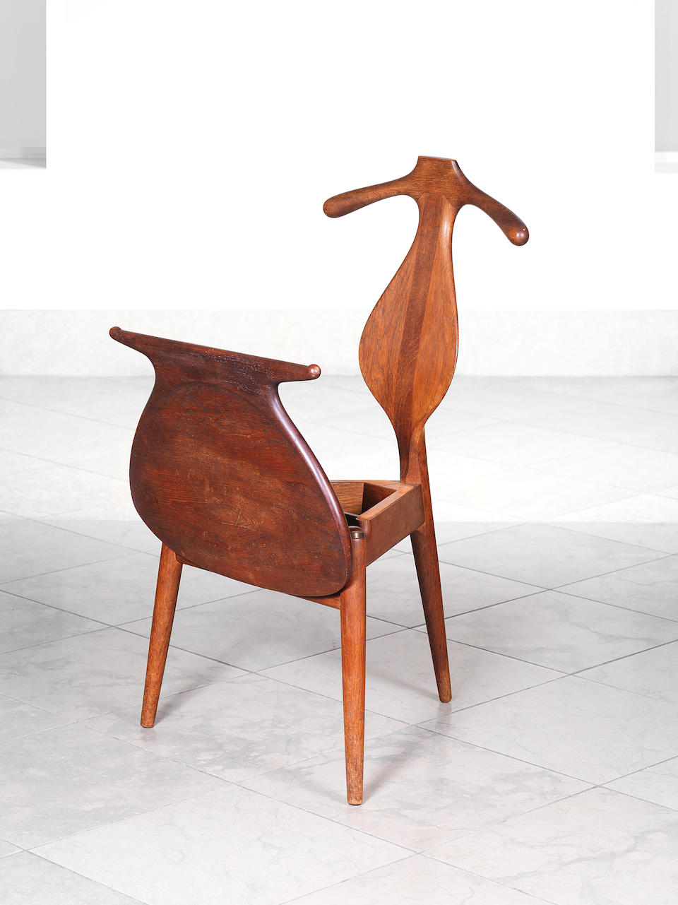 bonhams  hans wegner for johannes hansen a 'valet' chair