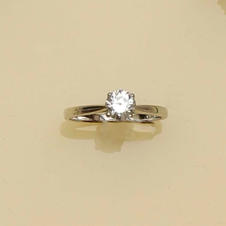 A single stone diamond ring