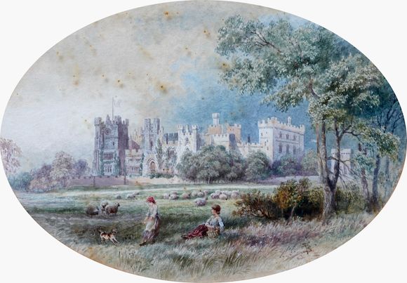 Bonhams : Myles Birket Foster, RWS (British, 1825-1899) View of Raby ...