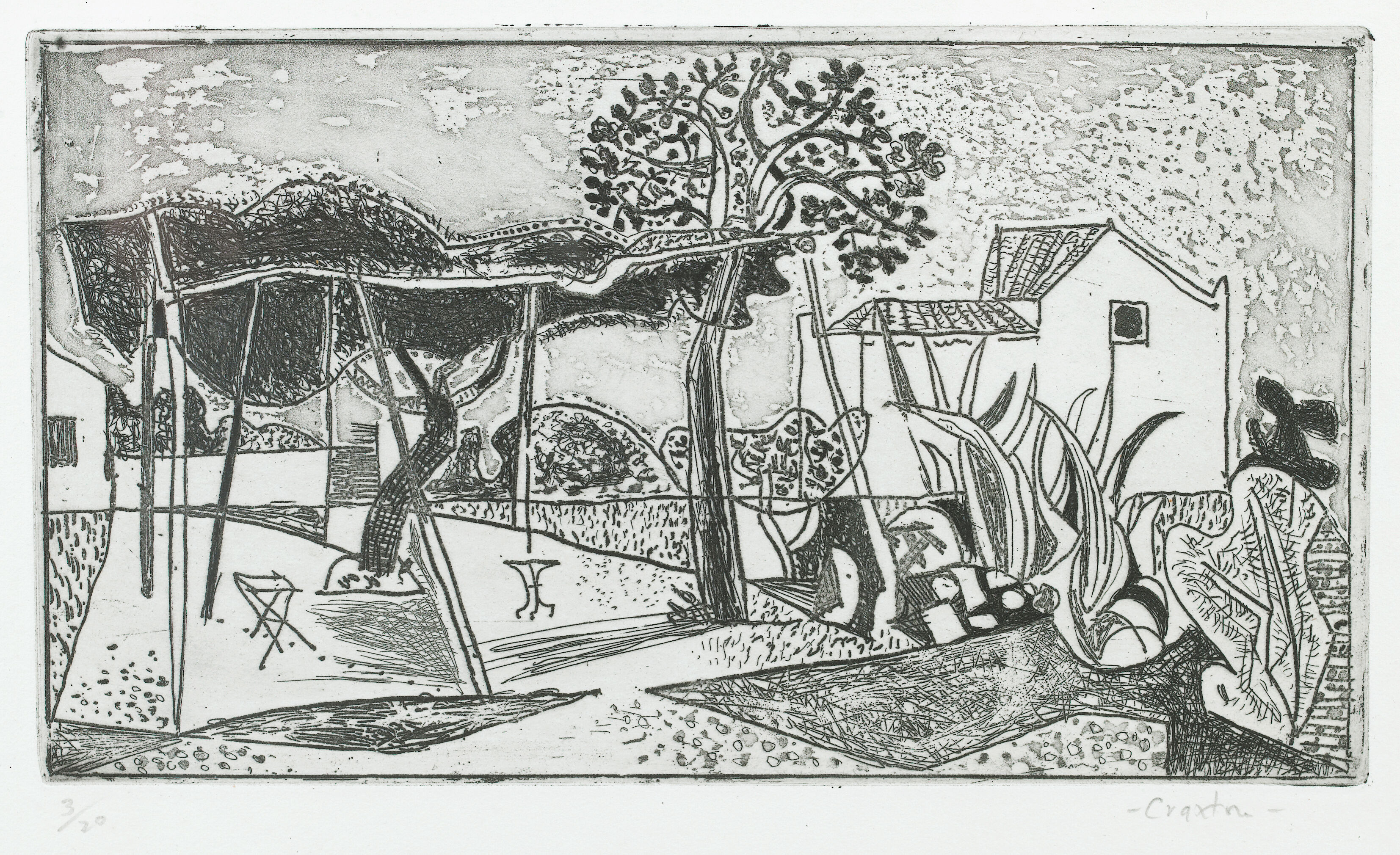 Landscape Etching