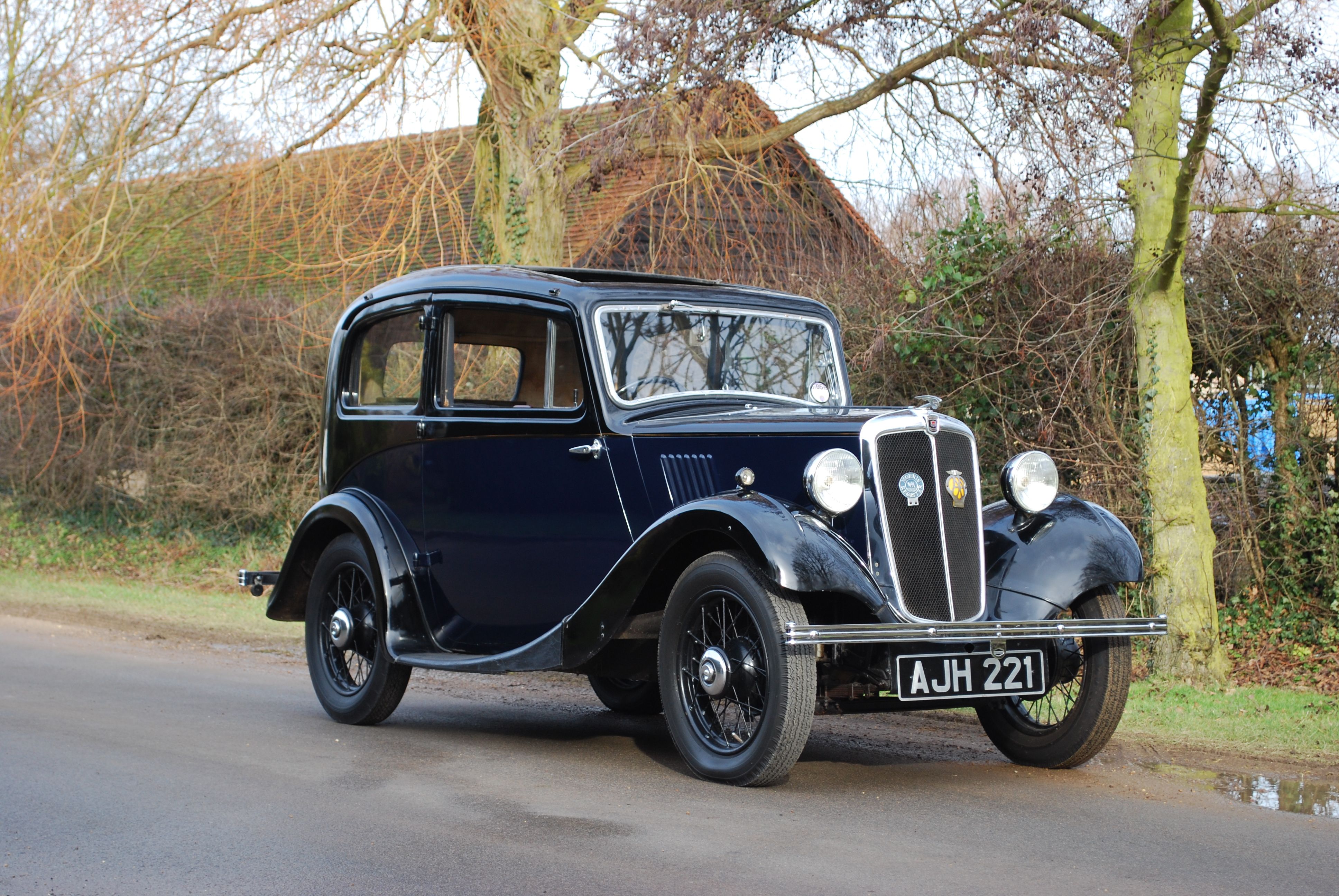 Bonhams Cars : 47,000 miles from new,1935 Morris Eight Saloon Chassis ...