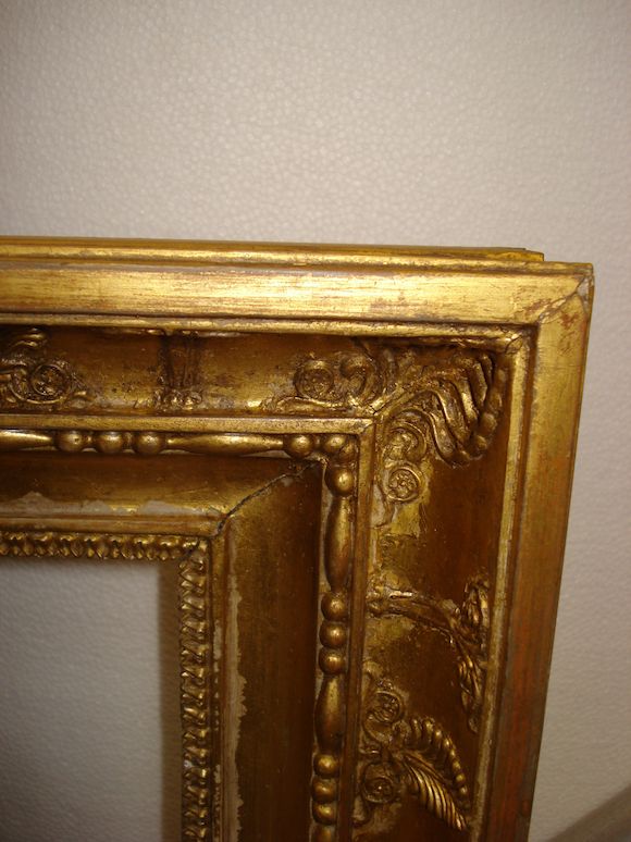 Bonhams : A French early 19th Century gilded composition Empire frame