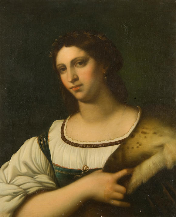 Bonhams : After Sebastiano del Piombo Portrait of a young woman