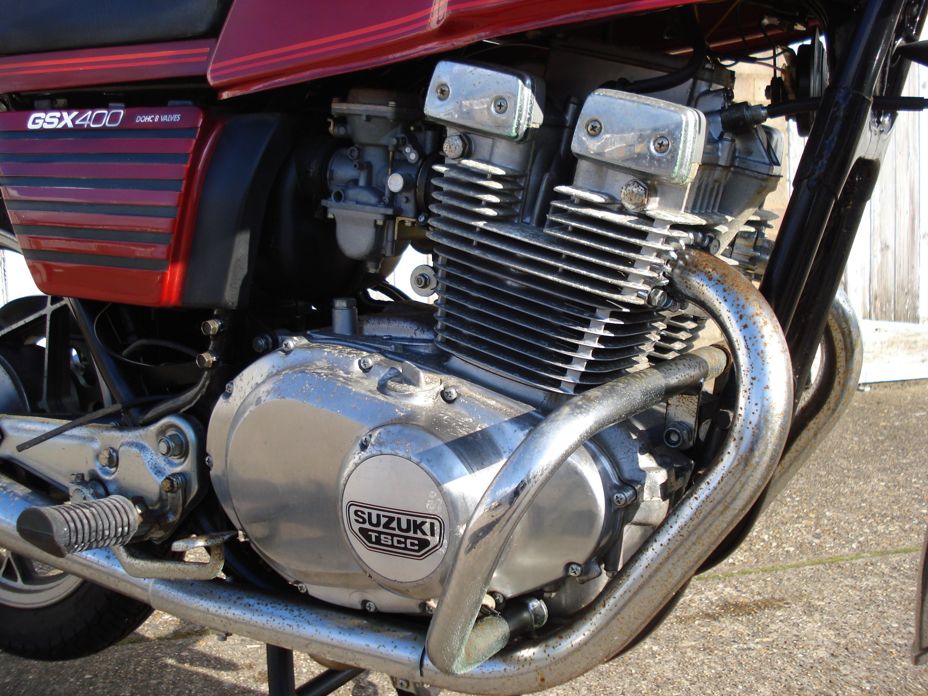 Bonhams Cars : 700 miles from new,1981 Suzuki GSX400 Frame no