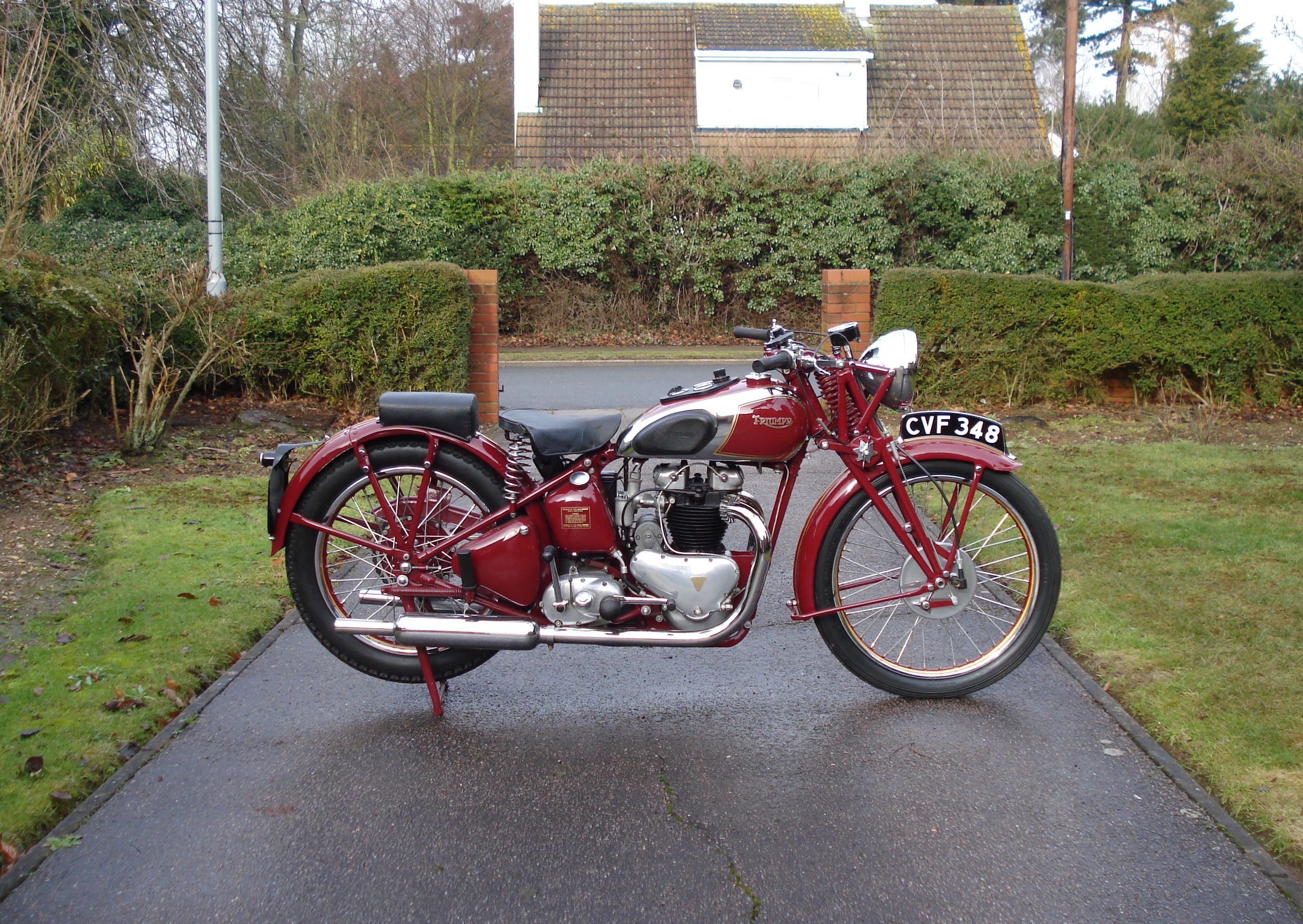 三輪車 Bonhams Cars : 1938 Triumph 498cc Speed Twin Frame no. TH 6903