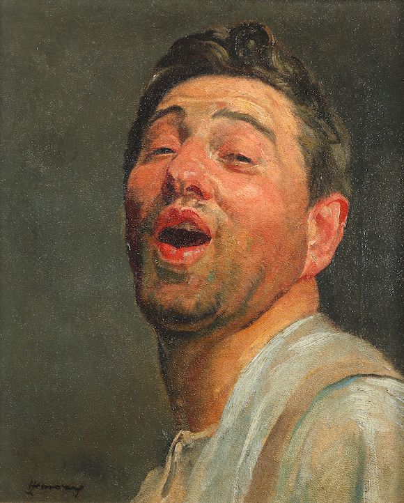 Bonhams Herbert Johnson Harvey (British, 18841928) A Jolly Fellow