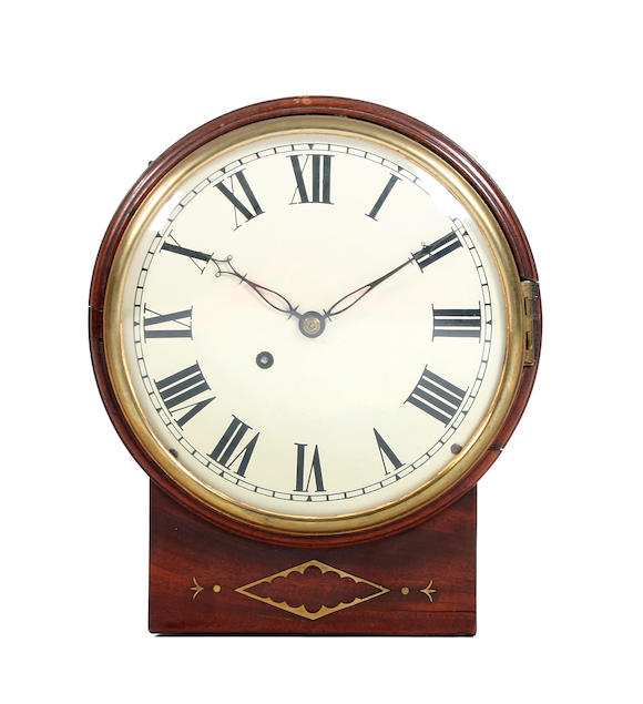 Bonhams : A good early 19th Century mahogany-cased drop-dial wall ...