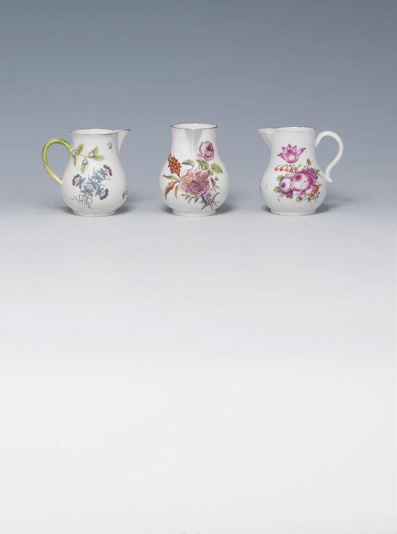 Bonhams A rare Chelsea sparrow beak jug circa 1756