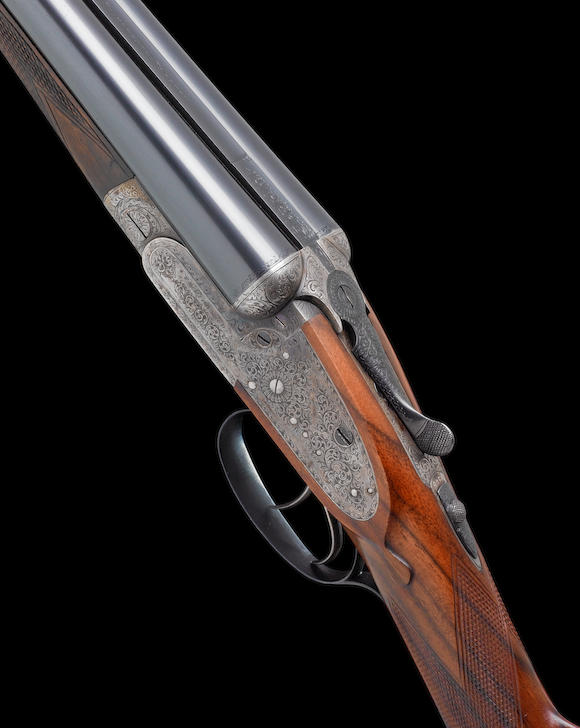 Bonhams : A 16-bore sidelock ejector gun by Wm. Richards, no. 9392