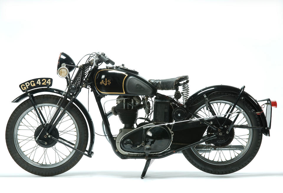 Bonhams : 1938 AJS 246cc Model 12 Frame no. 6325 Engine no. To be advised