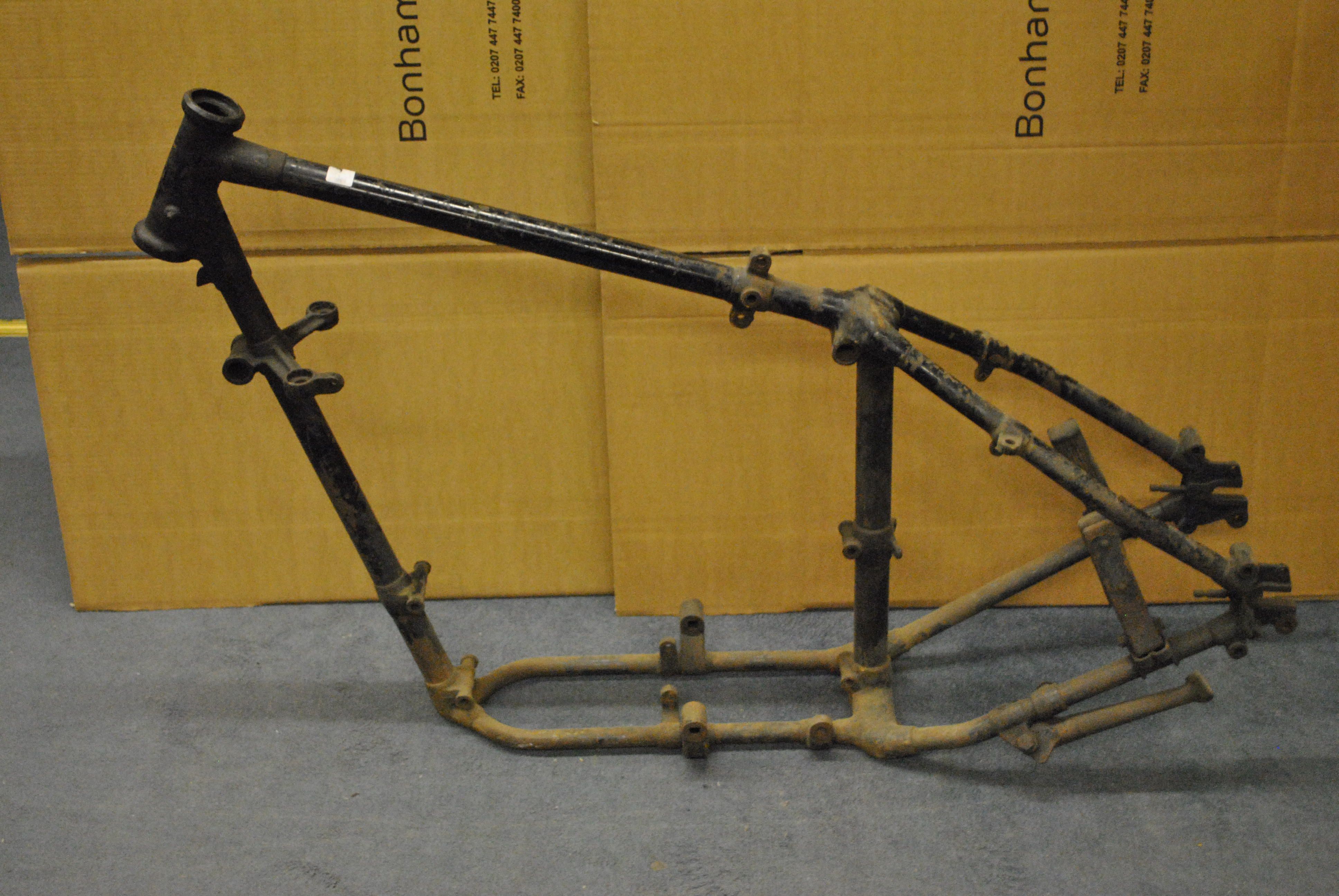 Bonhams Cars : A believed Velocette MSS frame,