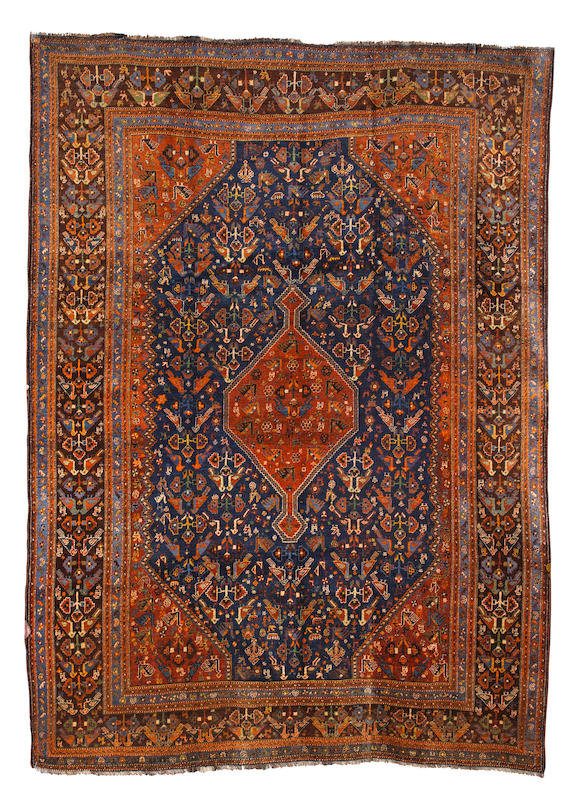 Bonhams : A Kashgai rug South West Persia, 9 ft 10 in x 7 ft 5 in (300 ...