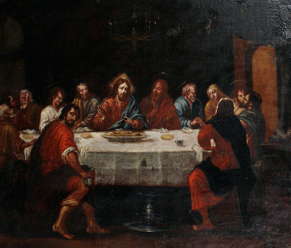 Bonhams : North Italian School, 17th Century The Last Supper