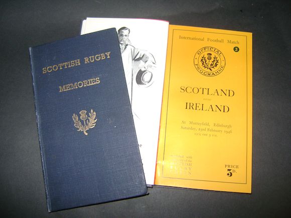 Bonhams : Scottish Rugby Memories: limited edition programmes 1934 to ...