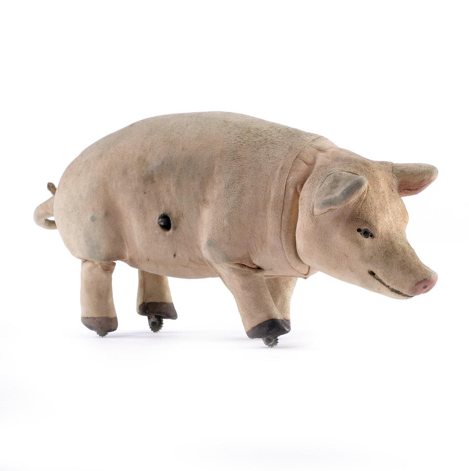 Bonhams : Boxed Roullet & Decamps mechanical pig