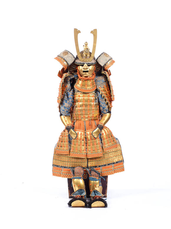 Bonhams A Japanese haramakistyle suit of armour 20th century