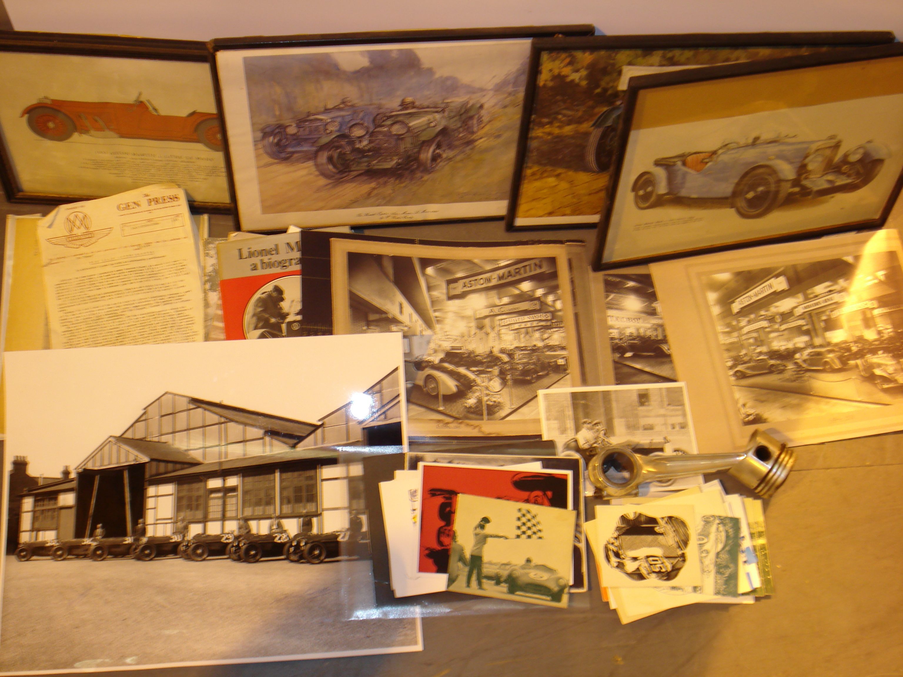 Bonhams Cars The piston and connecting rod from Aston Martin Ulster