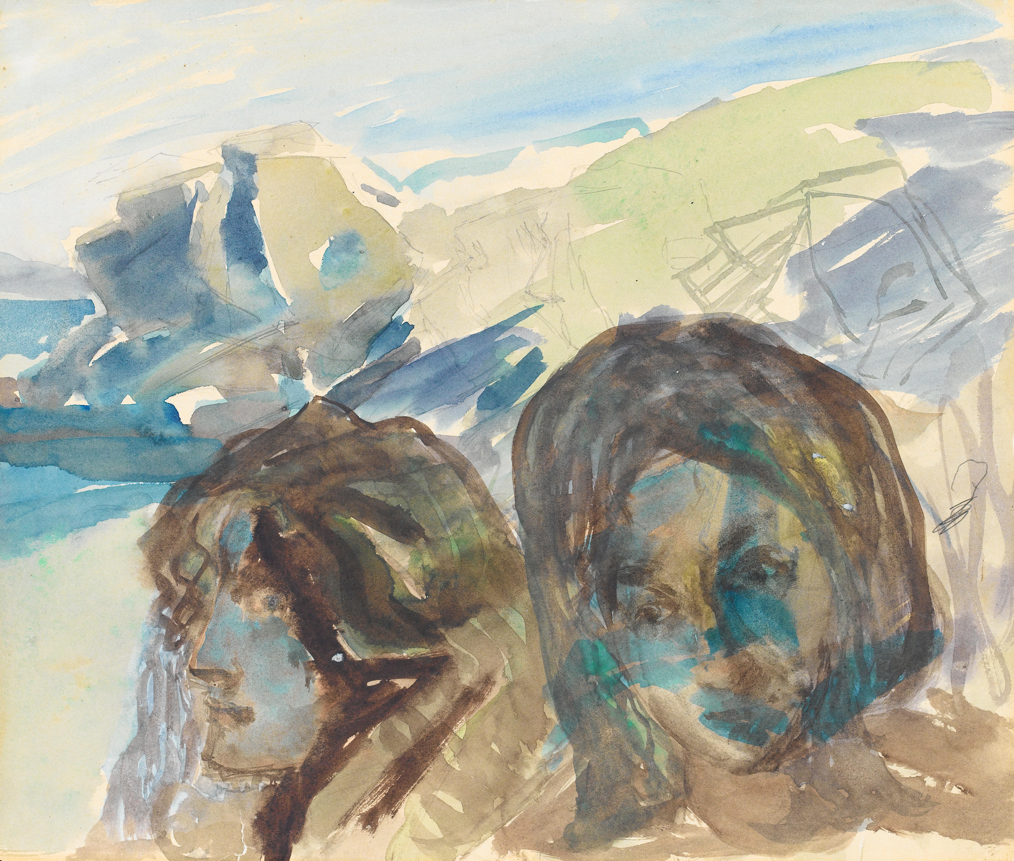 Петров водкин картина полдень лето