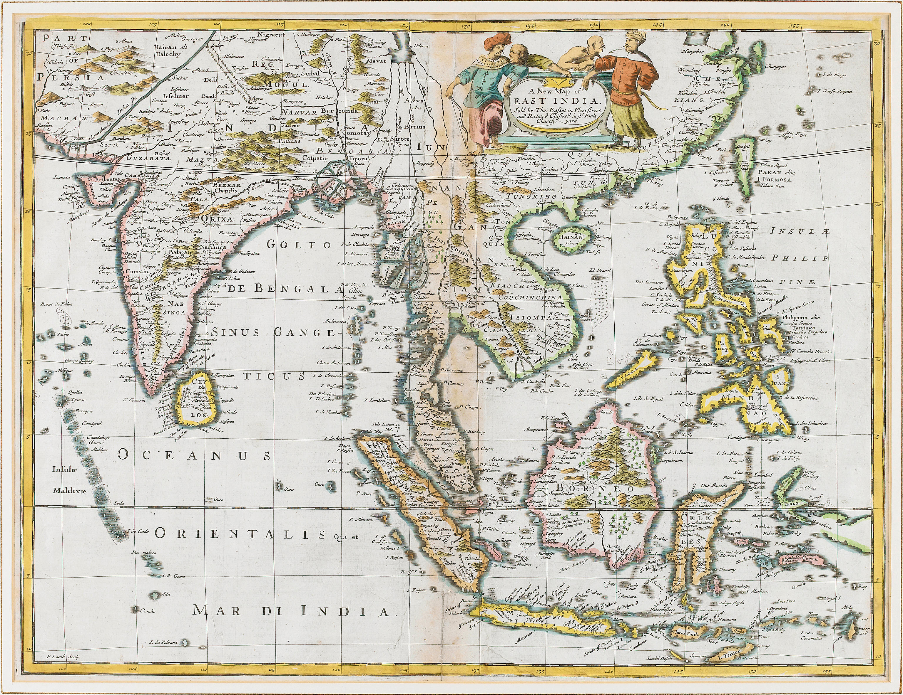 Bonhams : Asia Speed (john) A New Map Of East India