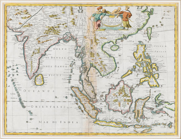 Bonhams : ASIA SPEED (JOHN) A New Map of East India