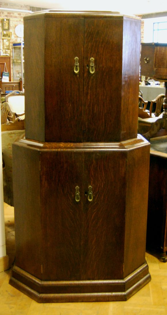 Bonhams An Art Deco oak cocktail ivorine label reading