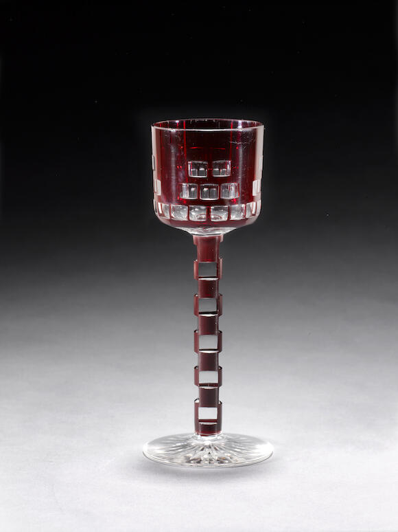 Bonhams Otto Prutscher for Myer's Neff a stemmed drinking glass