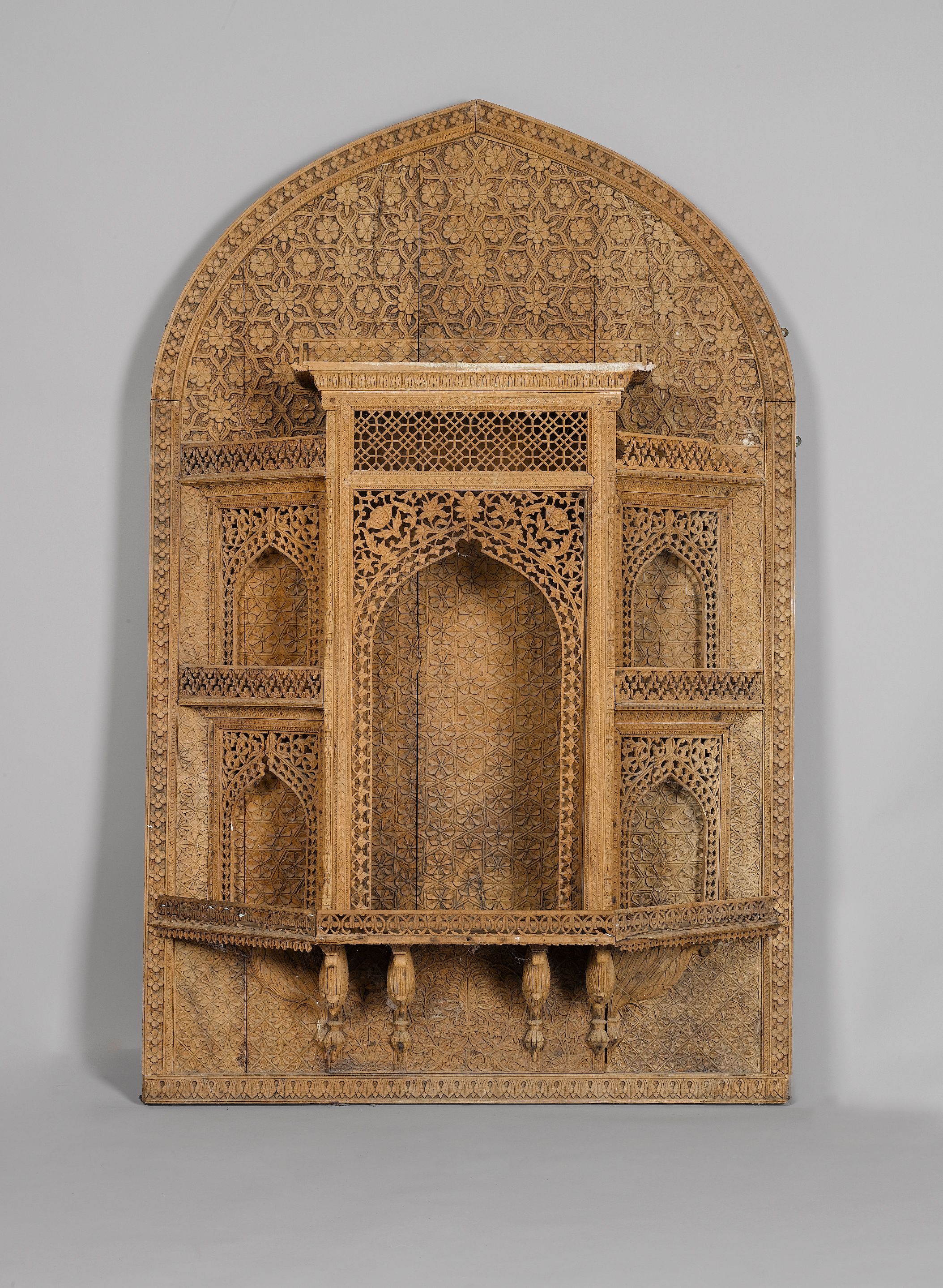 Bonhams An AngloIndian carved wood Wall Bracket India, 19th Century