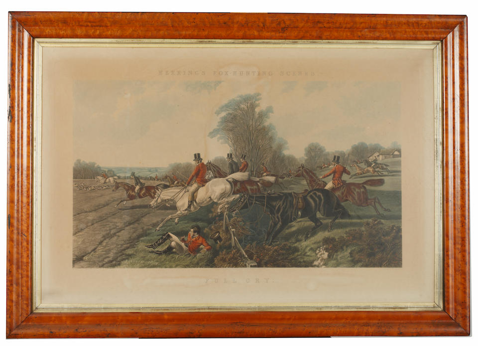 Bonhams : J. Harris, after J.F. Herring Senior Herring's Fox-Hunting ...