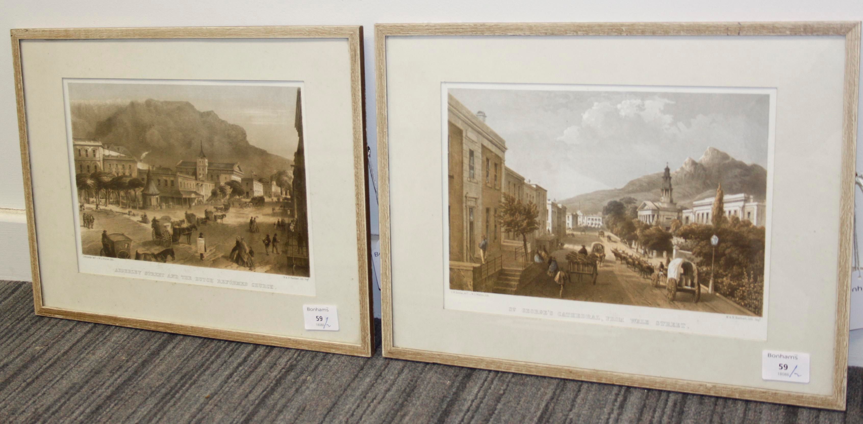 Bonhams Hanhart & Walton (after T.W.Bowler) Two mid 19th Century