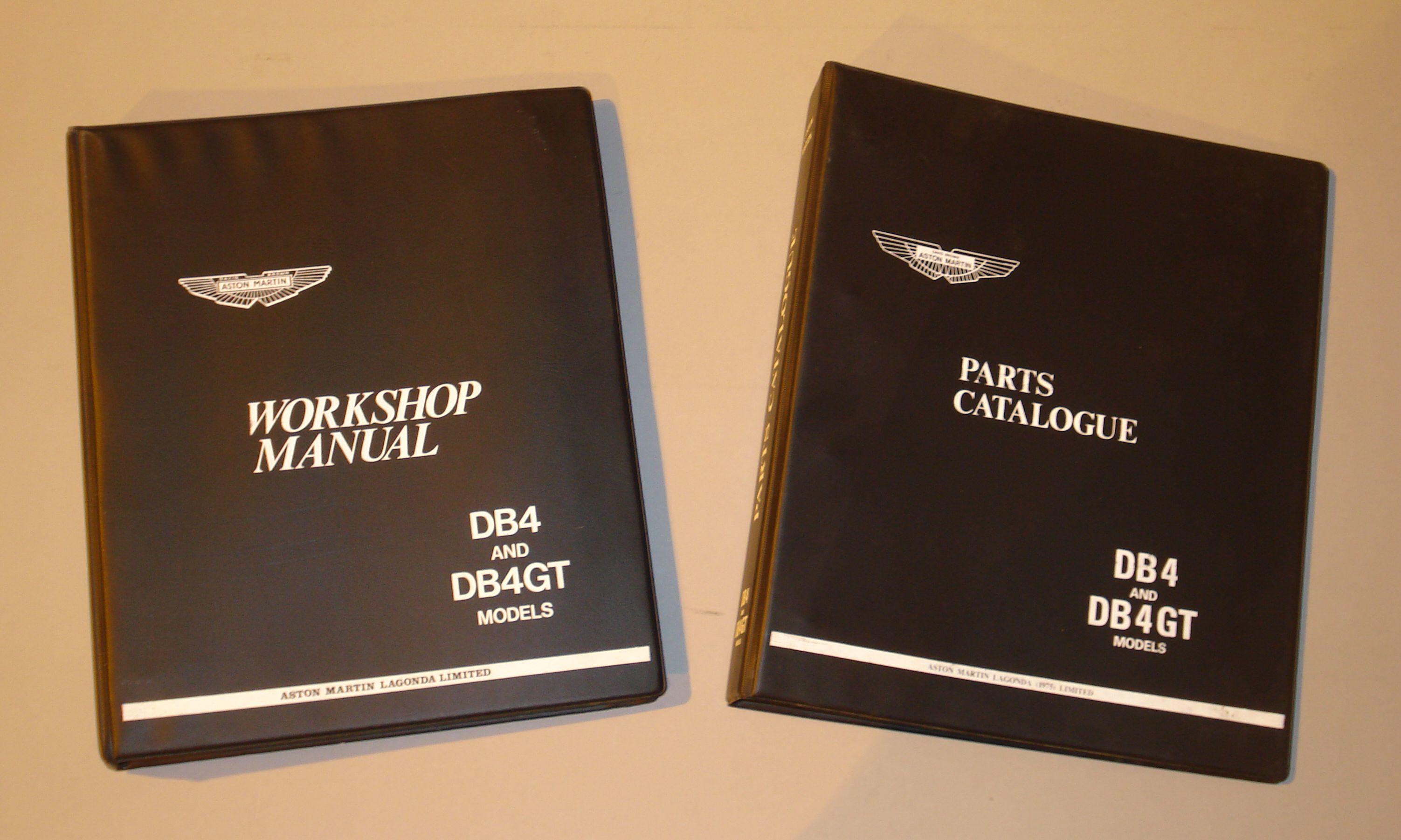 Bonhams Cars : An Aston Martin DB4 & DB4GT Parts Catalogue and Workshop ...