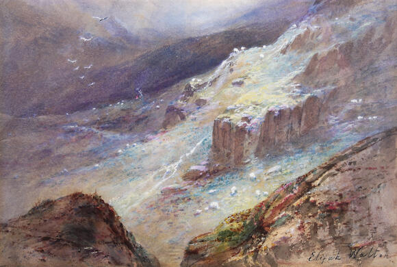 Bonhams : Elijah Walton (British, 1832-1880) ‘On the Mountain near