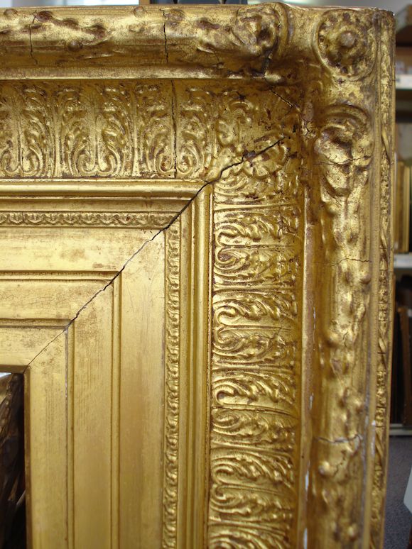 Bonhams : A large French 19th Century gilded composition frame