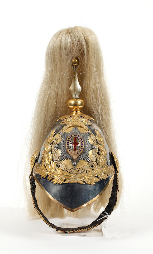 Bonhams : Life Guards Officer's Helmet C.1871-1901