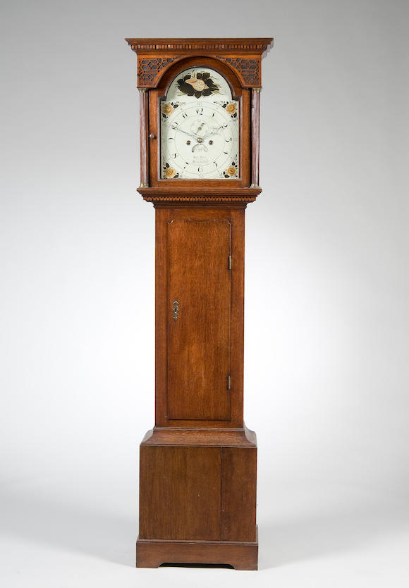 Bonhams : Robert Davy, Kenninghall; A George III oak longcase clock