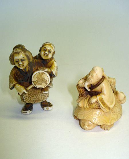 Bonhams : Two Japanese netsuke