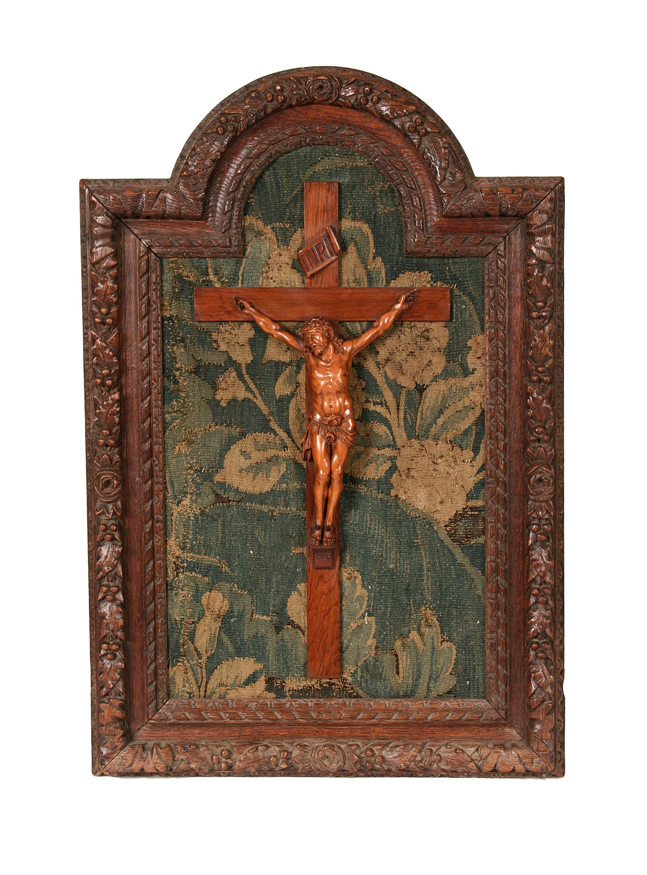 Bonhams A Flemish 18th century style carved boxwood Corpus Christi in