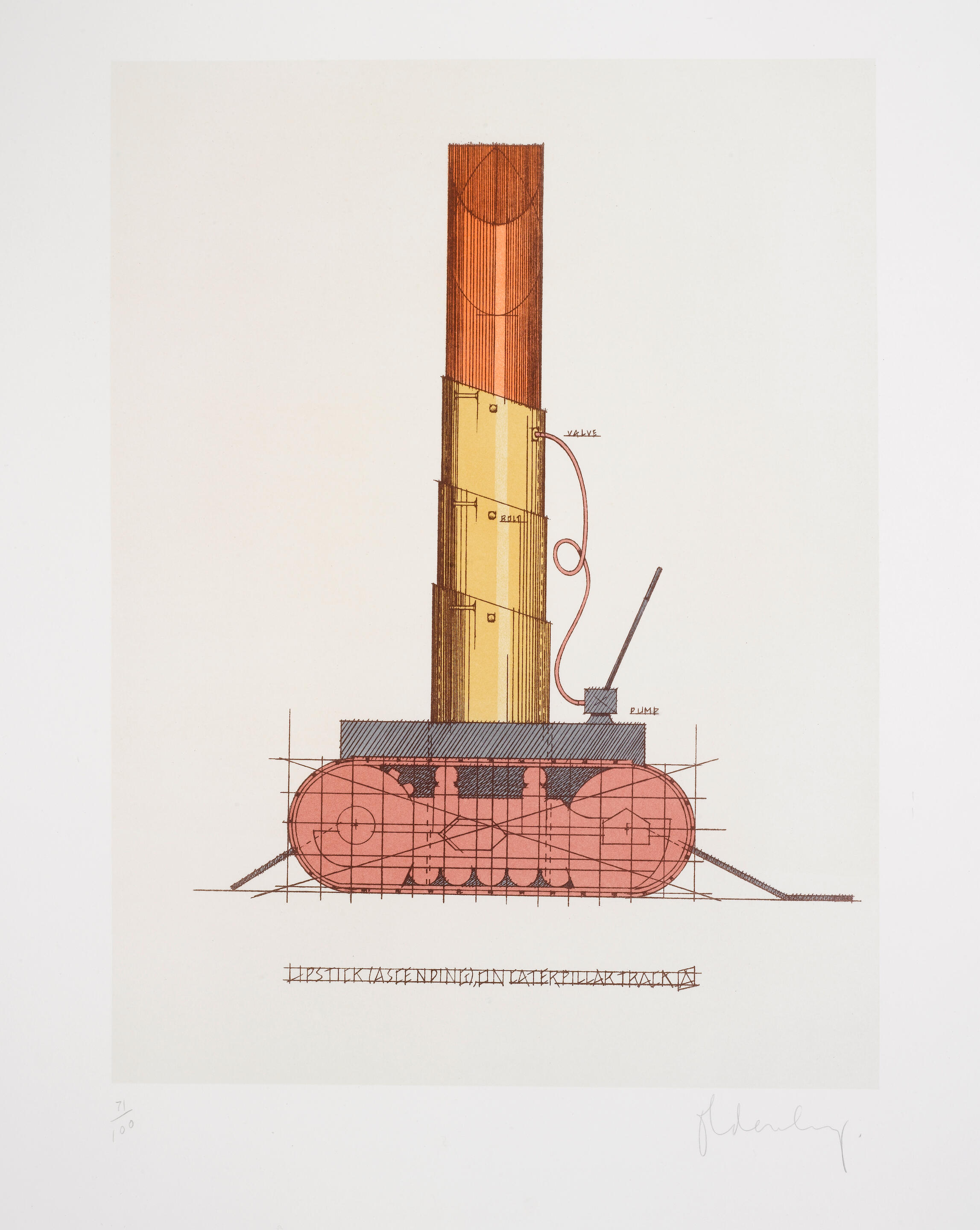 Bonhams Claes Oldenburg (Swedish, born 1929) Lipstick ascending