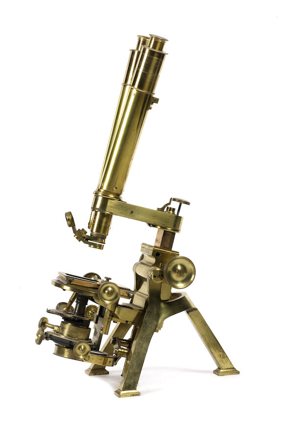 Bonhams : A Powell & Lealand No. 1 compound monocular microscope ...
