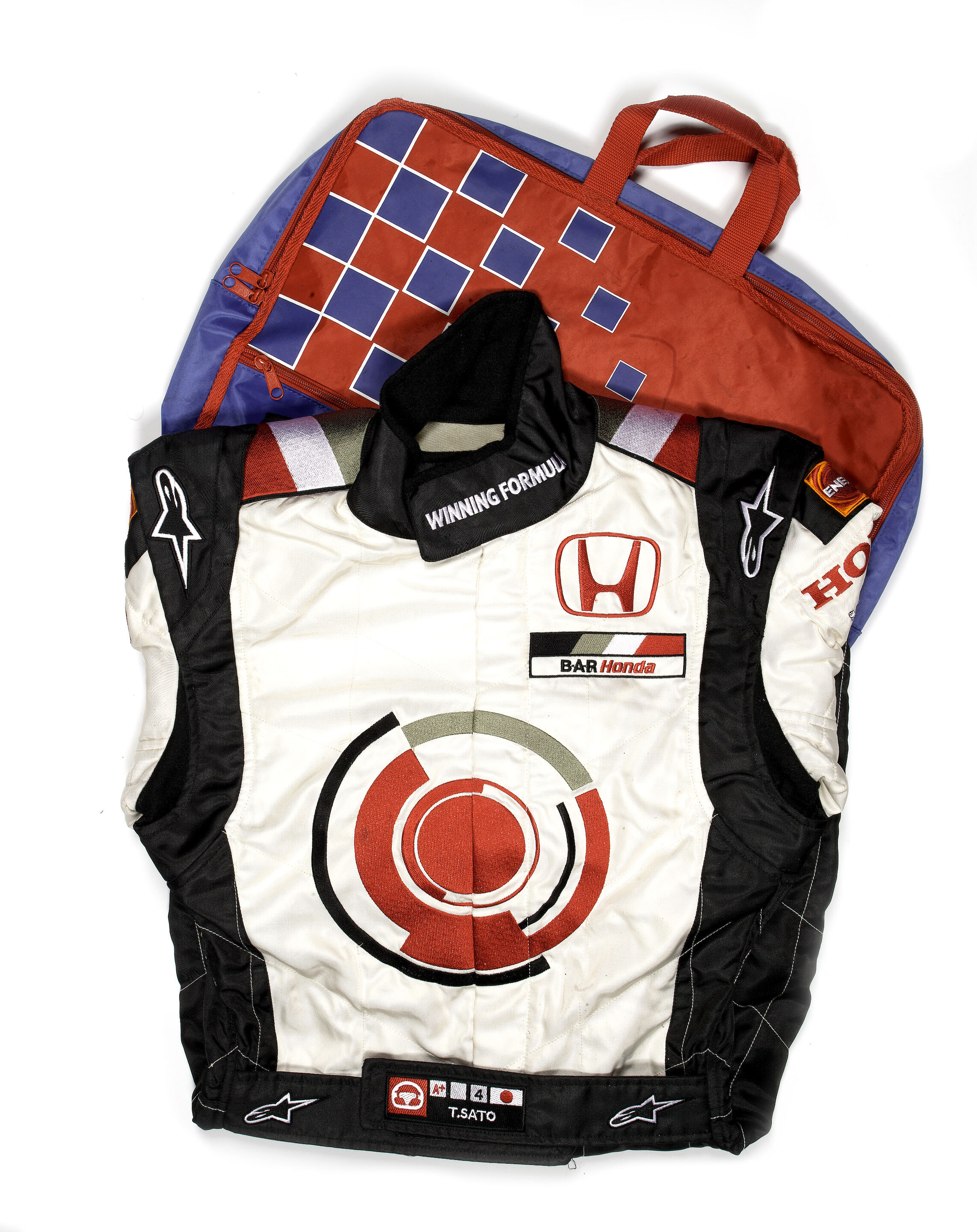 Bonhams Cars : A pair of Takuma Sato 'Winning Formula' Alpinestars ...