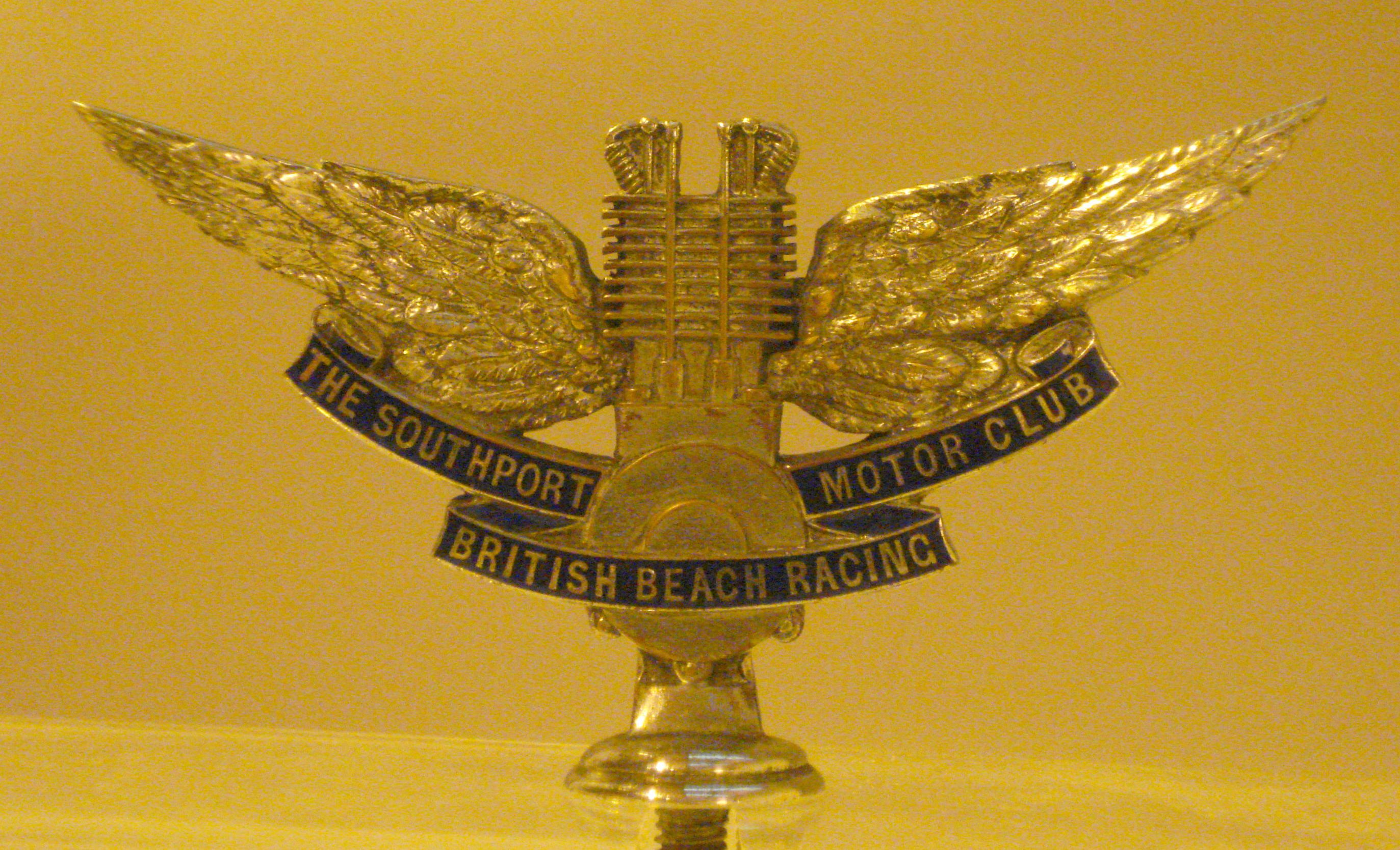 Bonhams Cars The Southport Motor Club British Beach Racing badge,