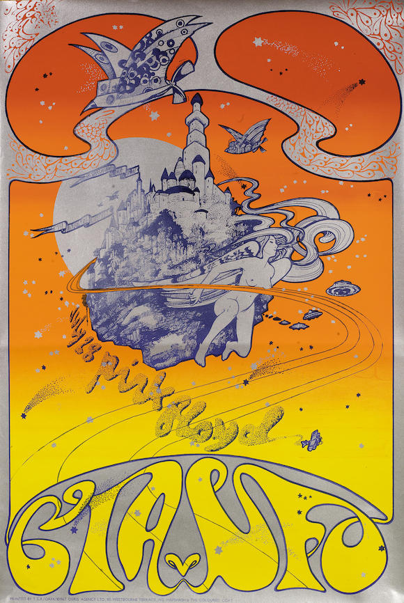 Bonhams : A poster by Hapshash And The Coloured Coat for Pink Floyd at ...