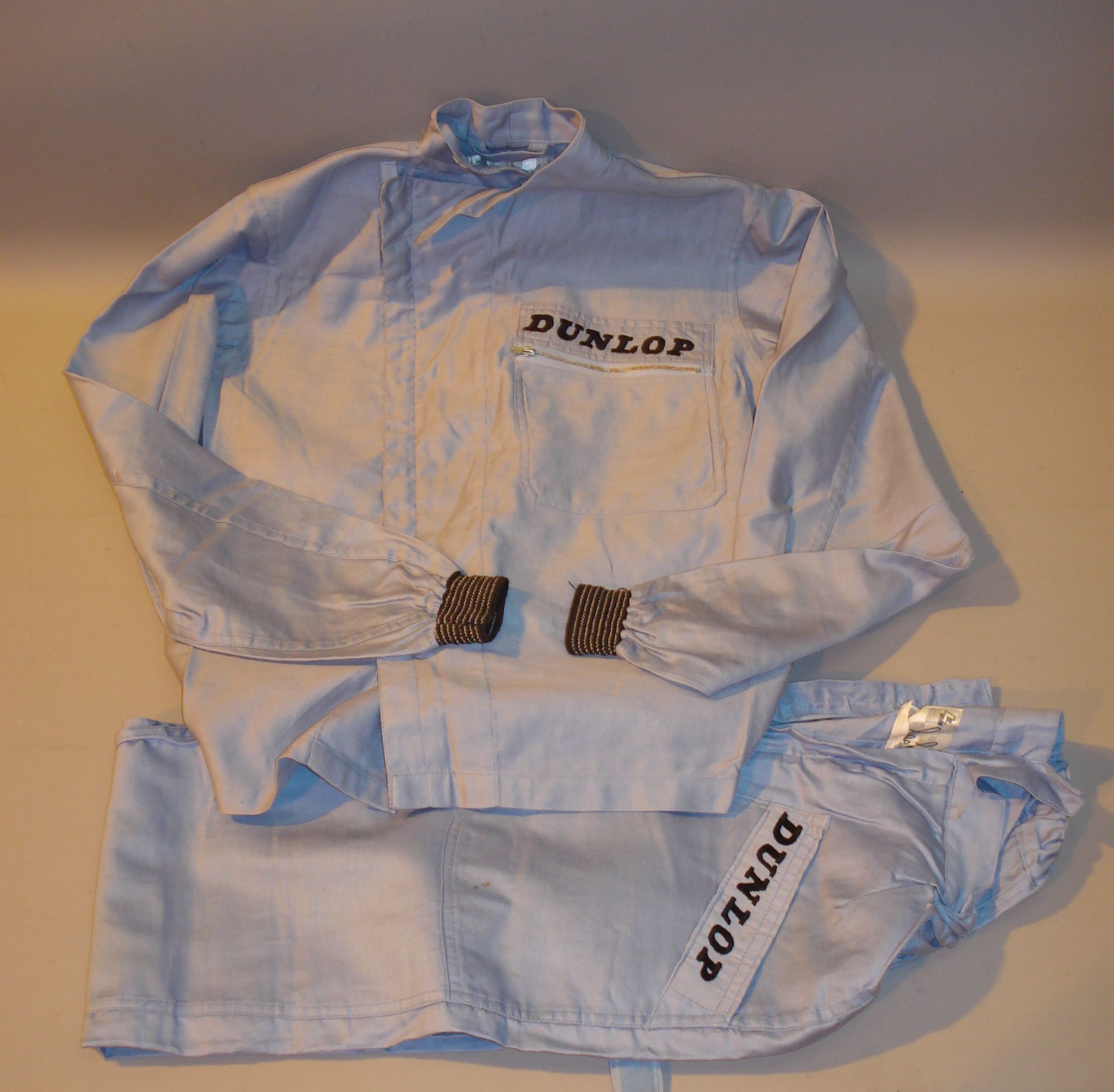 Bonhams Cars : A Les Leston Dunlop two-piece race-suit,