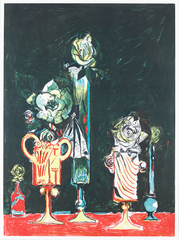 Bonhams : Graham Sutherland O.M. (British, 1903-1980) Roses Lithograph ...