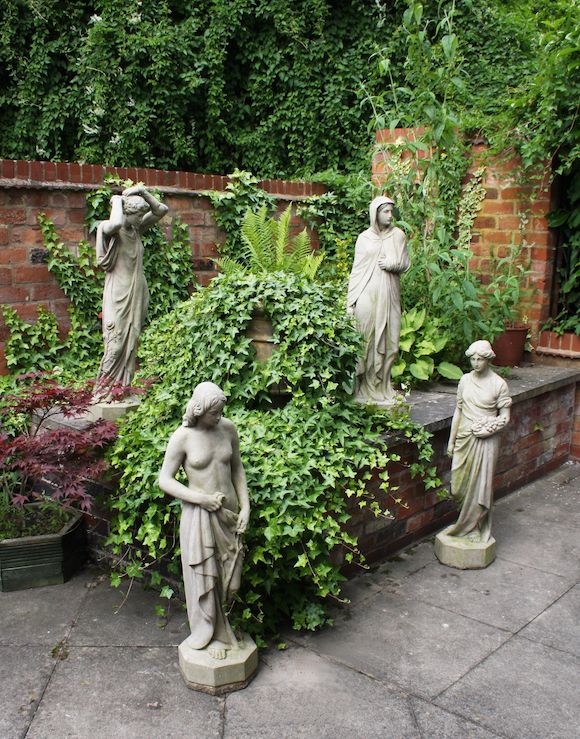 Bonhams A rare set of Doulton Lambeth stoneware figures of The Four