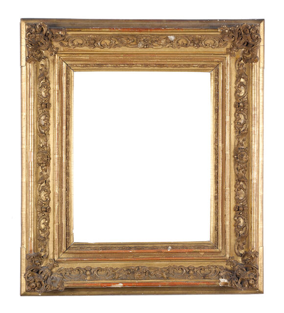 Bonhams : A French 19th Century gilded composition frame