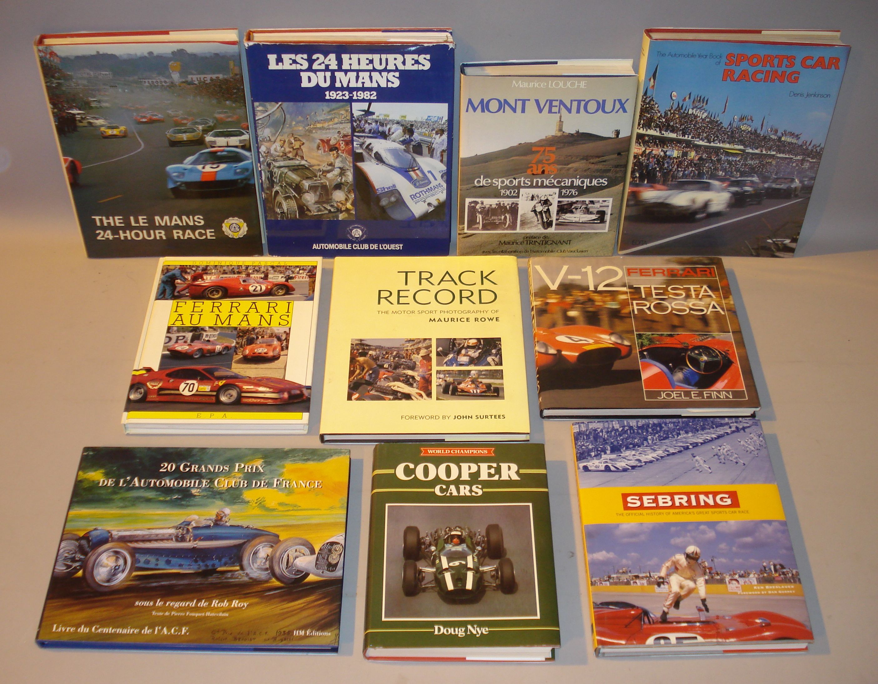Bonhams Cars : A good selection of motor racing related books,