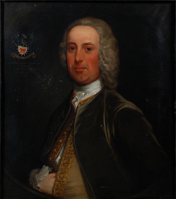 Bonhams : Manner of Joseph Highmore Portrait of Stephen Cole Esq. JP