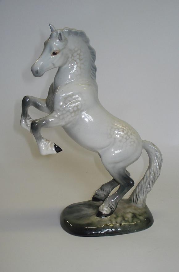 Bonhams : A Beswick horse figure 'Welsh Cob (rearing)'